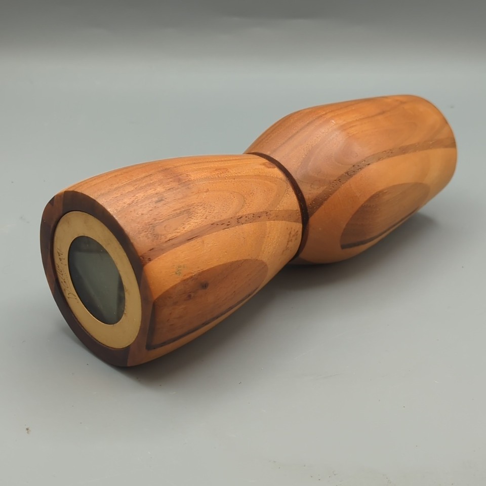 Vintage David Collier 1991 Signed Wood Brass 9" Kaleidoscope "AS IS READ"
