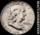1959-D Franklin Half Dollar- Choice Gem Brilliant Uncirculated Luster #J1686