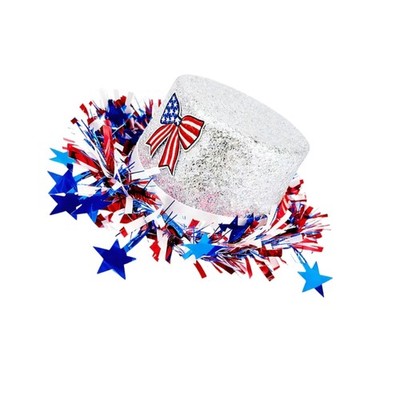 Homburg Top Hat Unique Tinsel Panama Porkpie Hat Surprise Gift for Boyfriend