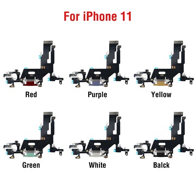 For iPhone 11 12 13 14 15 Mini Pro Max Charging Port Charger Dock Mic Flex Cable