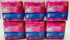 carefree acti-fresh body shape FRESH SCENT pantiliners 120 total count 