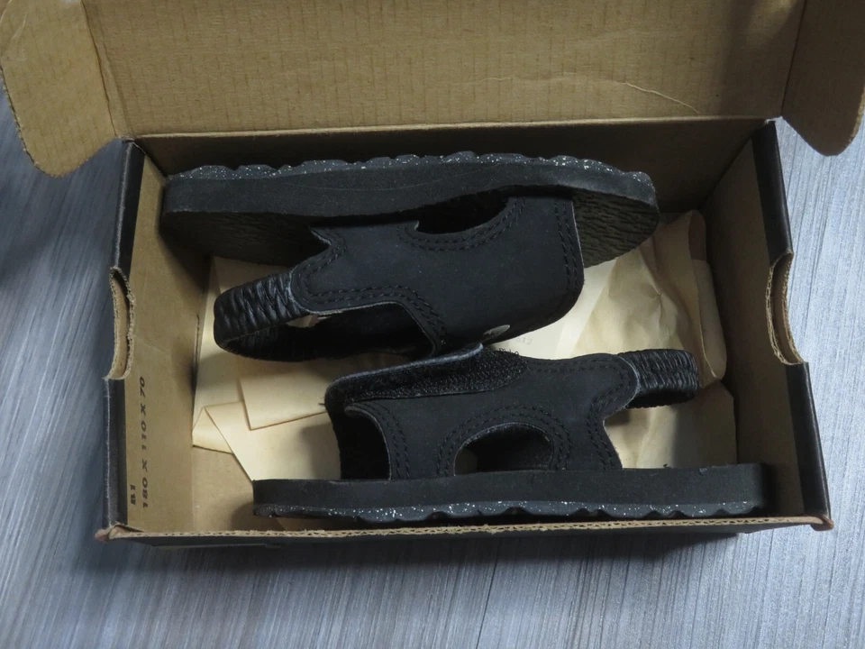 Vintage 1997 Anos 90 Nike Baby Land Slide com Caixa Usado Raro! Sandália tamanho 5 - Imagem 2 de 4