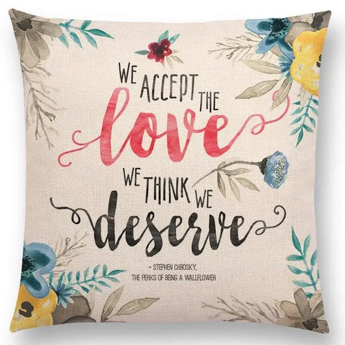 Gorgeous Flowers Sofa Pillow FaGraceful Thought Beautiful Language Cushion Cover - Picture 20 of 49