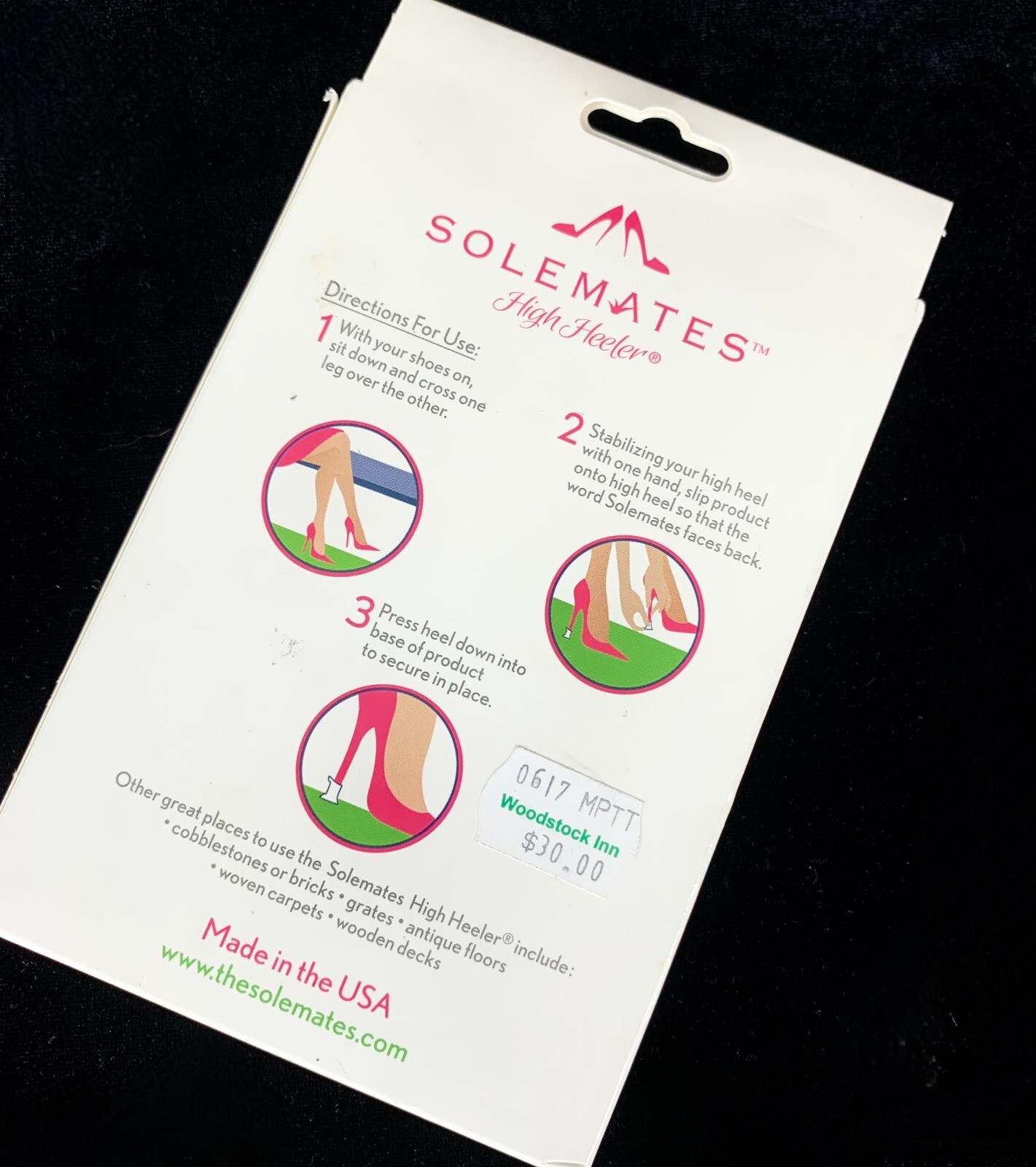 New SoleMates 3 Sizes High Heeler Clear Heel Protectors Stop Sinking on Grass