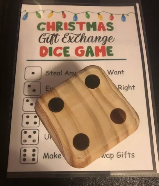 Gift Exchange Game with Two Dice