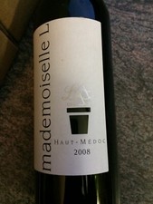 1 BLLE MADEMOISELLE L 2008 HAUT MÉDOC DE LA LAGUNE AOC 13 %VOL (75CL)