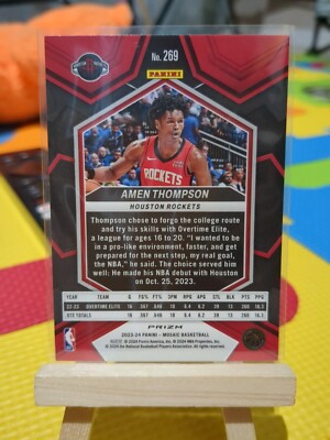 Amen Thompson - 2023-24 Panini Mosaic NBA DEBUT Green Mosaic