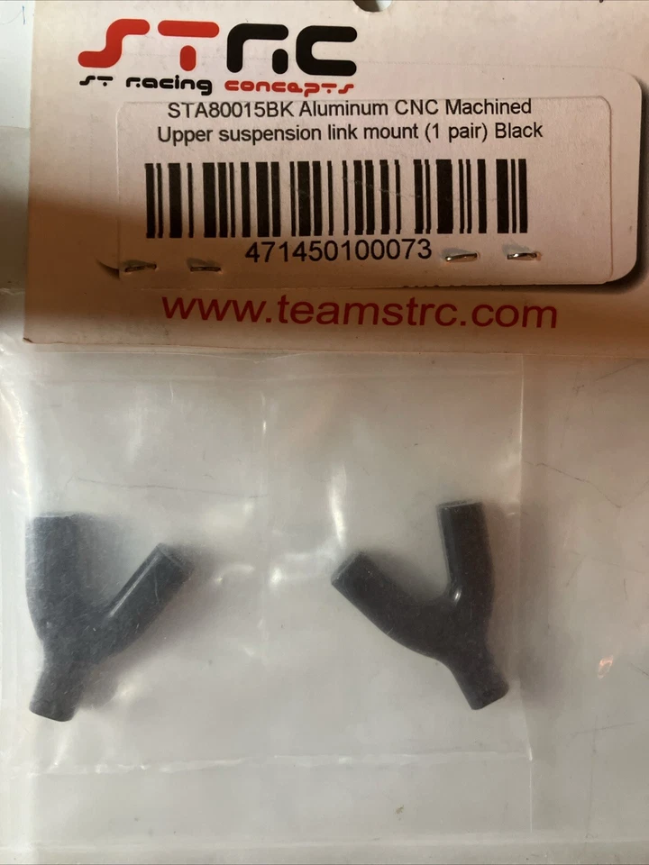 STA80015BK STRC Upper Suspension Link Mount / Y Link SCX10 Black - Image 3 of 4