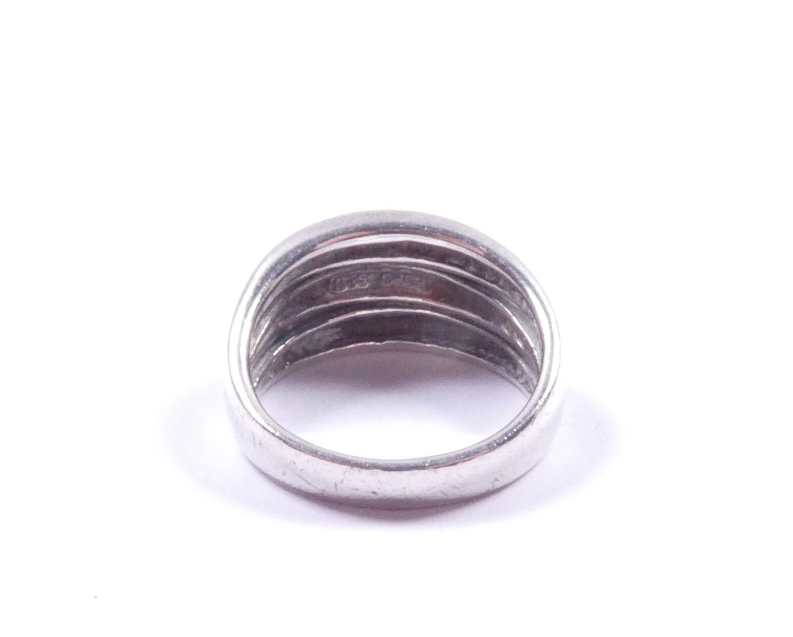 QVC Ring Rounded Stack Design 925 Sterling Silver… - image 5