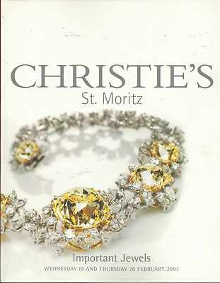 CHRISTIE S ST MORITZ JEWELS Chopard Graff Van Cleef Winston Youssoufian Catalog 