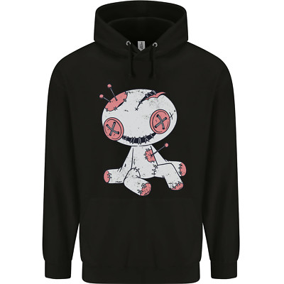 Ein Zerrissener Voodoo Puppe Herz Dunkle Magie Halloween Herren Kapuzenpullover