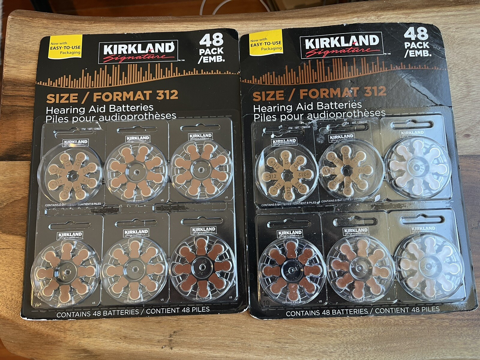 kirkland hearing aid batteries 312 Lot Of 2 96 Batteries Total!!! eBay