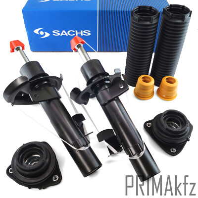 2x SACHS Stoßdämpfer + Staubmanschette Domlager vorne für FORD C-Max Focus II 