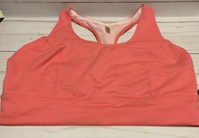 Free People Movement Strappy Sports Bra Top Pink Coral Workout Top Size Large