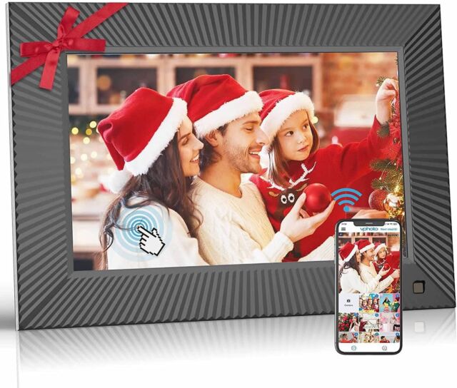 NETHGROW 32GB IPS Touch Screen Digital Picture Frame - 10.1 Inch WiFi Digital