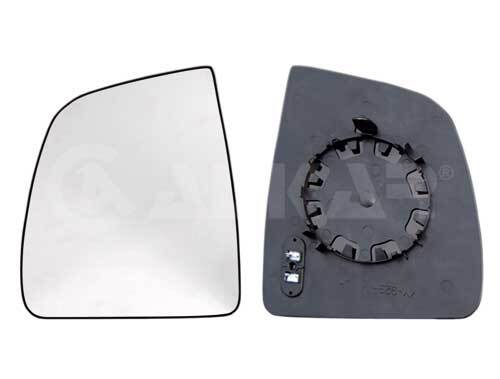 Left ALKAR 6431929 Mirror Glass, outside mirror for FIAT,OPEL,VAUXHALL
