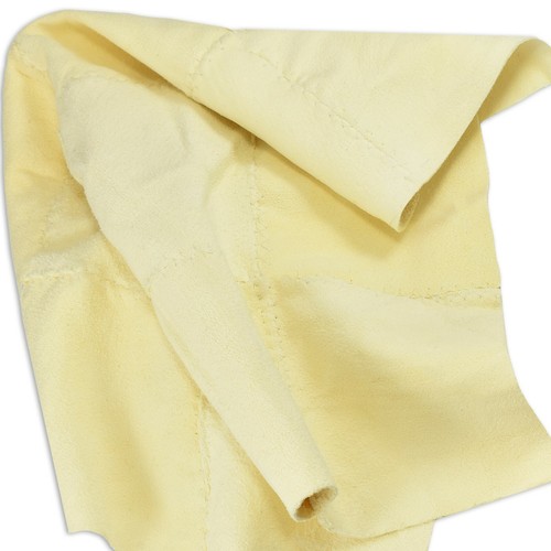 GENUINE REAL LEATHER CHAMOIS OIL TANNED CLOTH Chammy Car Drying