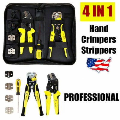 5 In 1 Wire Crimpers Ratcheting Terminal Crimping Pliers Cord End Terminals Tool 5 In 1 Wire Crimpers Ratcheting Terminal Crimping Pliers Cord End Terminals Tool