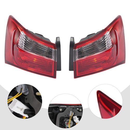 For 2012-2017 Kia Rio Outer Pair Halogen Tail Lights W/ Turn Signal Lights - Foto 13 di 15
