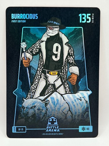 Bo Jackson Battle Arena Burrocious Joe Burrow Ice Battlefoil #BF-19