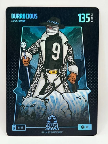 Bo Jackson Battle Arena Burrocious Joe Burrow Ice Battlefoil #BF-19