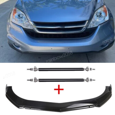 Front Bumper Lip Spoiler Splitter For Honda Civic Pilot CR-V Parts Car Body Kits