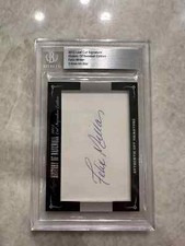 2012 Leaf Cut Signature Felix Millan 3 Time All Star Auto MLB Baseball Card Rare