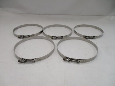 VOSS 8 1/2'' - 8 3/4'' T BOLT HOSE BAND LOOP CLAMPS (SET OF 5) T40H-75-875-ZA BOAT