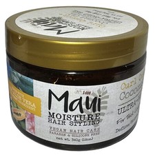 Maui Moisture Hair Styling Curl Quench  Coconut Oil Ultra Hold Gel, 12 oz, NEW