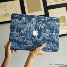 Funda rígida de cuero PU Blue