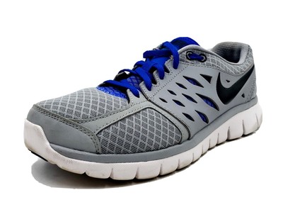 Nike Flex 2013 Run Mens Size 7.5 Gray Blue Running Shoes Lace Up Sneakers |  eBay