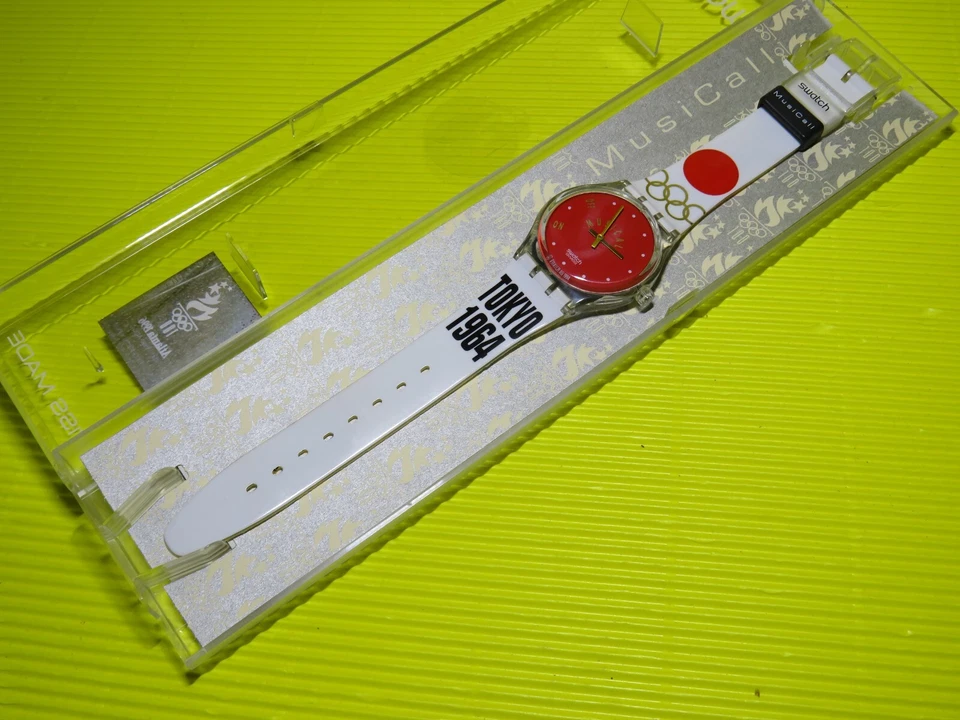 MusiCall Swatch - TOKYO 1964 - SLZ100 in NEU & OVP mit WECK-FUNKTION - Bild 3 von 4