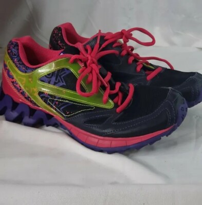 Reebok ZIGTECH Purple Black Pink Trail Running Shoe Women s Size 8 V53463