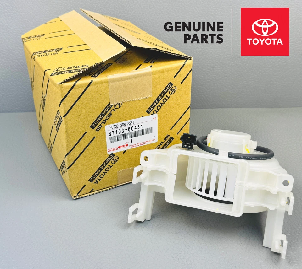 Motor soplador con ventilador OEM Toyota Land Cruiser Sequoia Lexus LX570 87103-60451 Foto 4 de 4