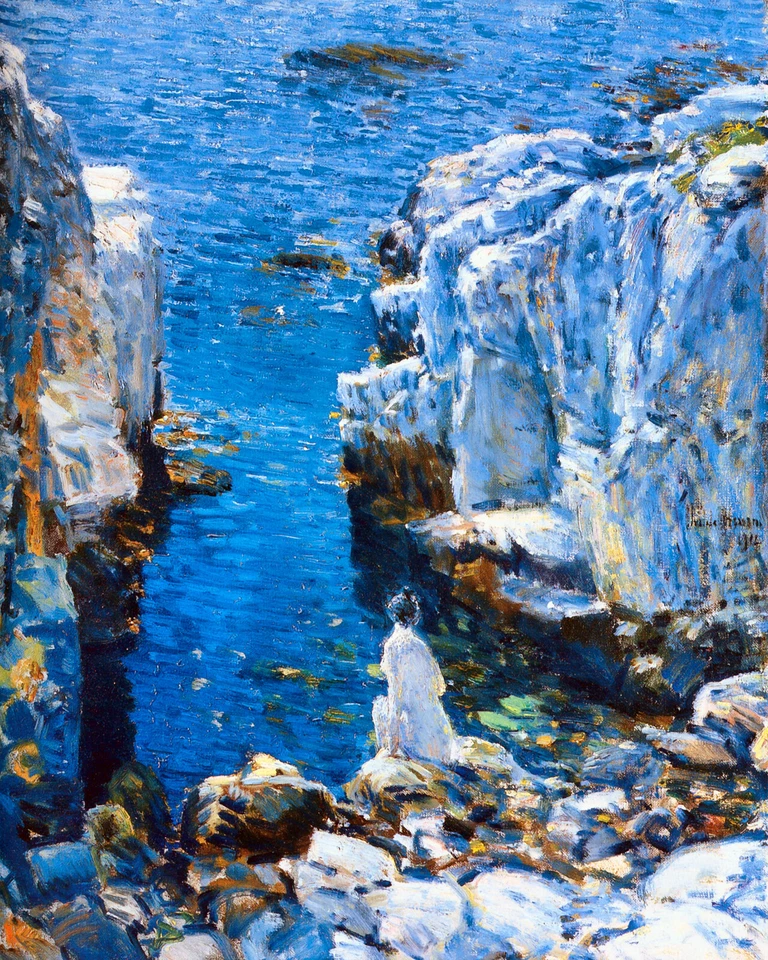 The Isles Of Shoals-Hassam - CANVAS OR PRINT WALL ART - Image 2 of 2