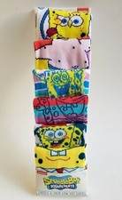 SpongeBob Low Cut Socks 6 Pairs Fits Shoe Sz Women 5-10 Men 5-8 Youth 7-12 NWT