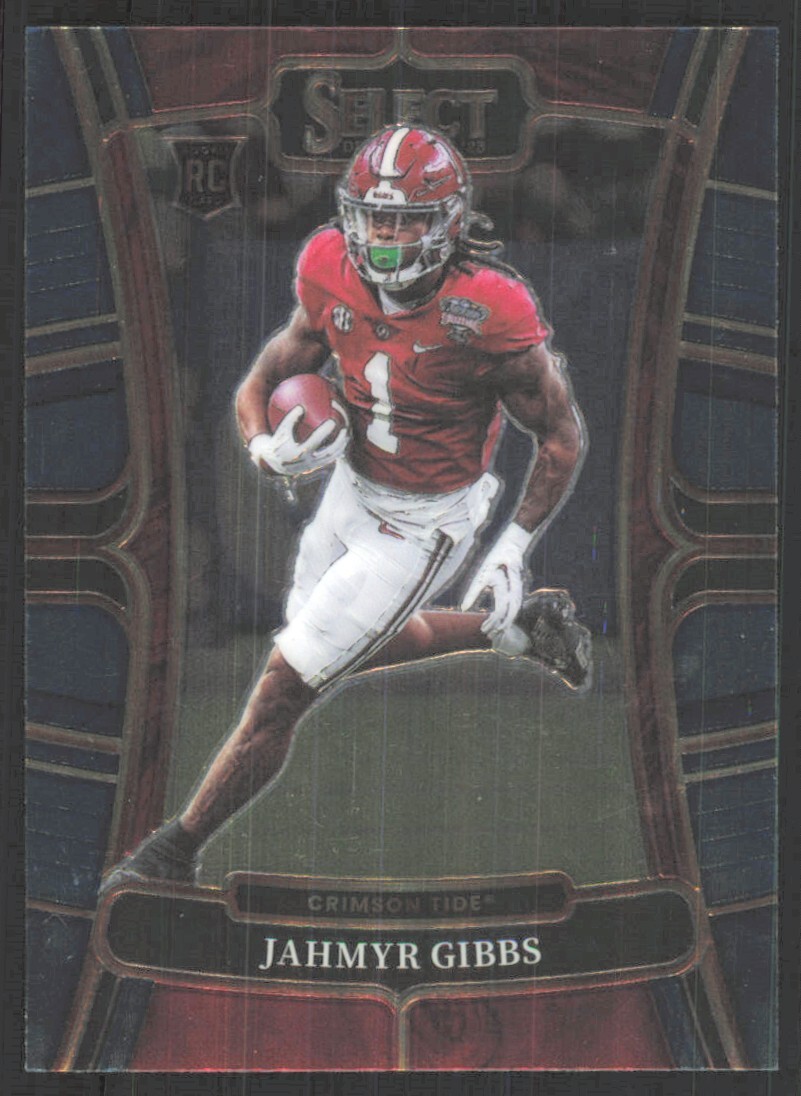 2023 Panini Select Draft Picks Jahmyr Gibbs Rookie Alabama Crimson Tide #10
