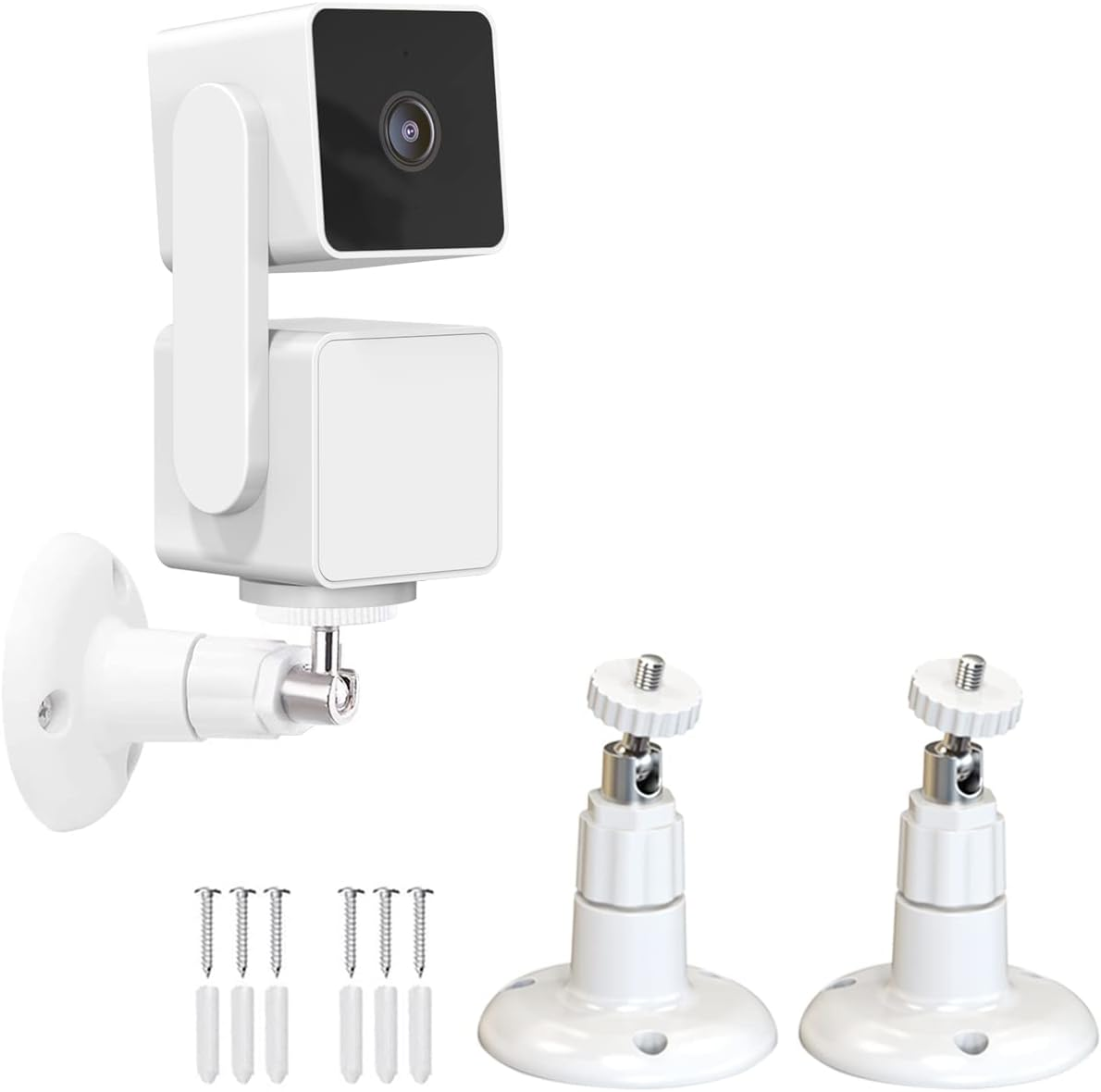 Wall Mount for Wyze Cam Pan V3 & Wyze Cam V4 / V3, 360 Degree Swivel Adjustable