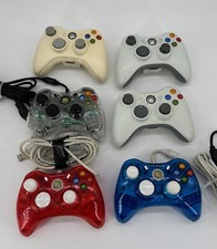 XBOX 360 Lot of 6 Controllers For Parts Or Repair Only Untested As Is
