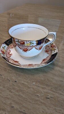 Vintage Rare Find Colclough Bone China Tea Cup and Saucers 6612