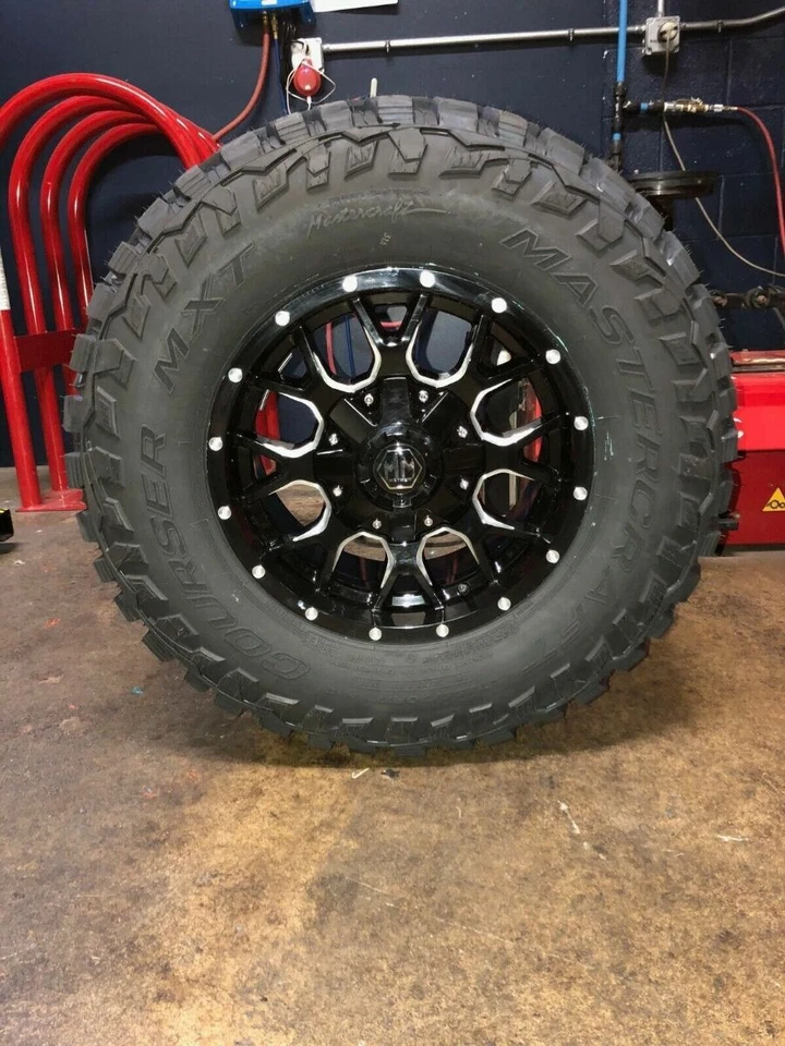 17x9 Mayhem 8015 Warrior 33" MT Wheel & Tire Package 5x5 Jeep Wrangler JK JL - Image 2 of 3