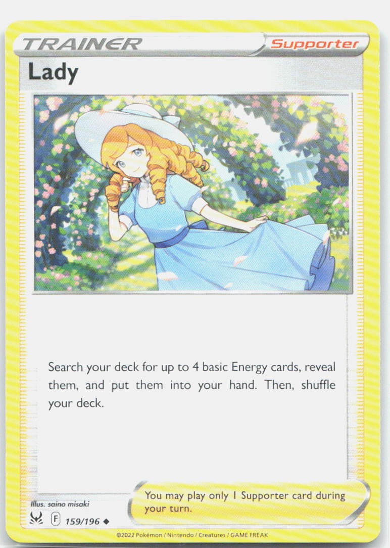Pokemon TCG Lady 159/196 SWSH11: Lost Origin NM