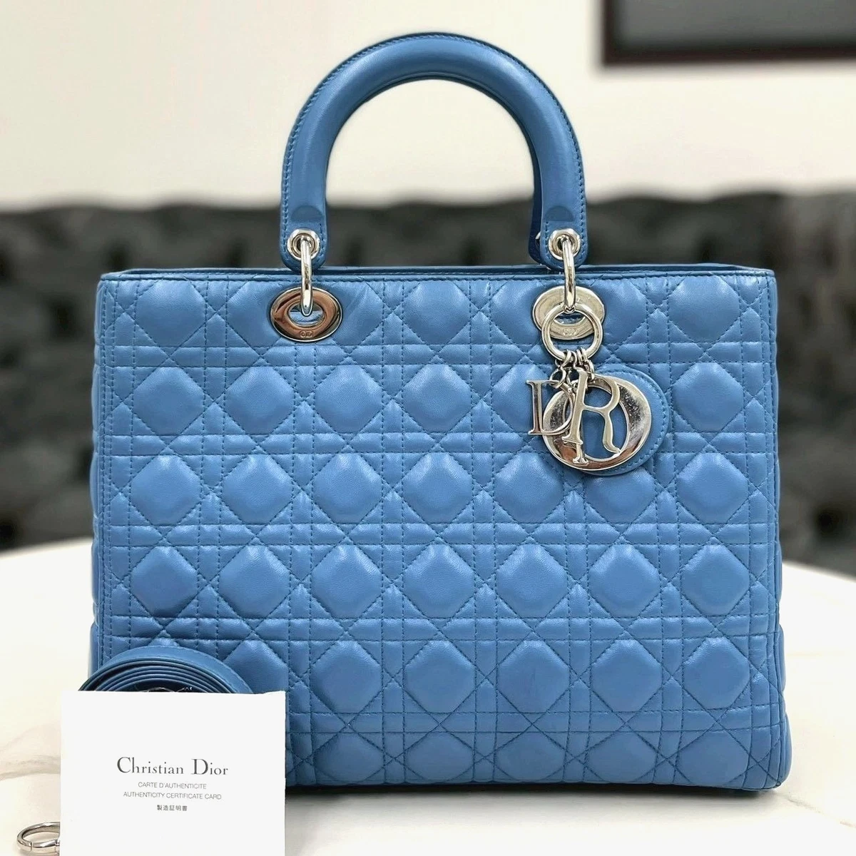 Dior Lady Quilted Large Bags & Handbags for Women for sale | eBay
