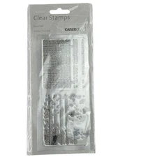 Kaisercraft CS758 Clear Acrylic Stamps For Journaling Scrapbooking