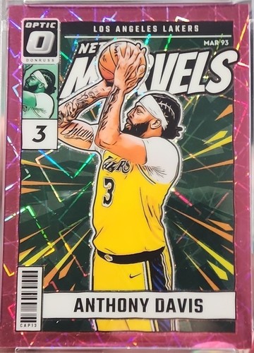 Anthony Davis 2024-25 Panini Donruss Optic Net Marvels Pink Velocity /79 #5
