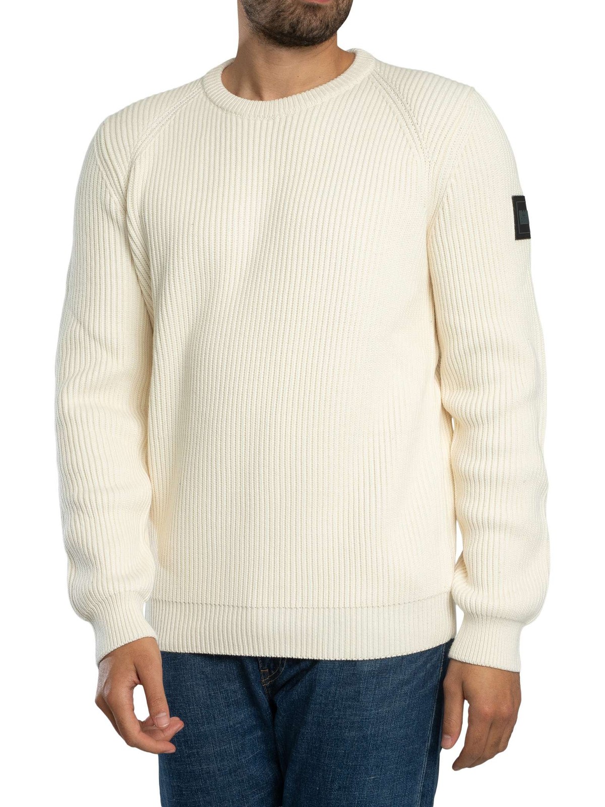 Weekend Offender Mens Morello Rib Knit White 9990₽