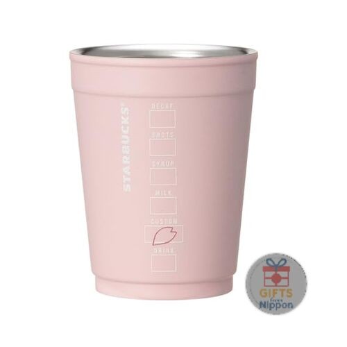 Starbucks SAKURA 2026 2-Way Stainless Steel Cup Holder 355ml Matte