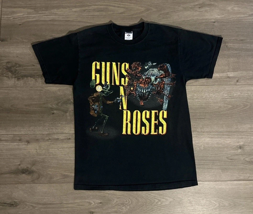 Preços baixos em Camisa Guns n Roses 1987 em camisetas masculinas