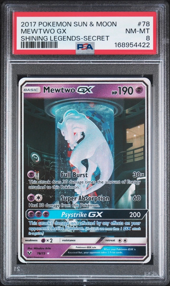 Mewtwo Pokémon TCG Professional Sports Authenticator (PSA) Shining