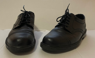 Deer Stags Black Lace-up Oxford Leather Upper Dress Shoe Men's Sz 10.5 Supro Sck